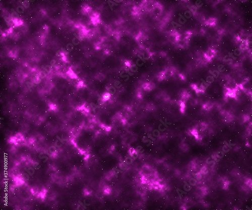 dark purple abstract galaxy space and white stars in outer space dust in the universe. © agus