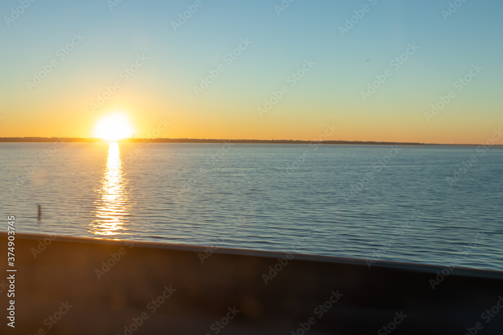 Naklejka premium Lake