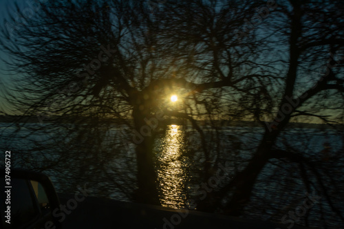 sunset at the lake © Brian