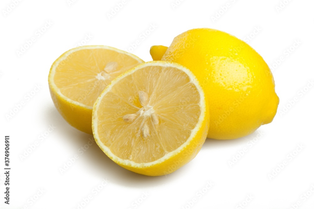 Lemon and halves