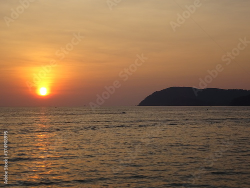 sunset at the beach in Lankawi, Malaysia © Ingmar