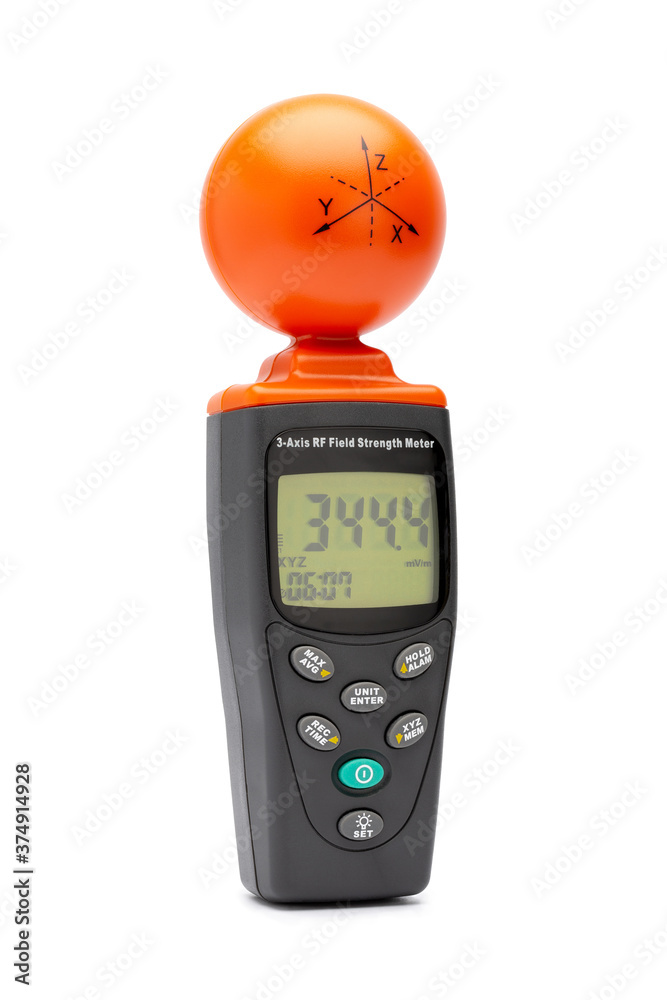 3Axis Radio Frequency Field Strength Meter to detect harmful