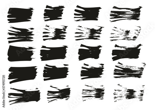 Wallpaper Mural Flat Fan Brush Thin Straight Lines High Detail Abstract Vector Background Set  Torontodigital.ca