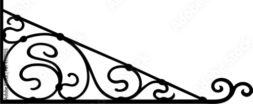 Wrought Iron Sign Bracket