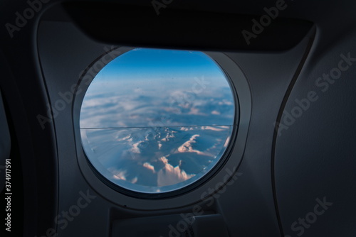 Flugzeug über Grönland