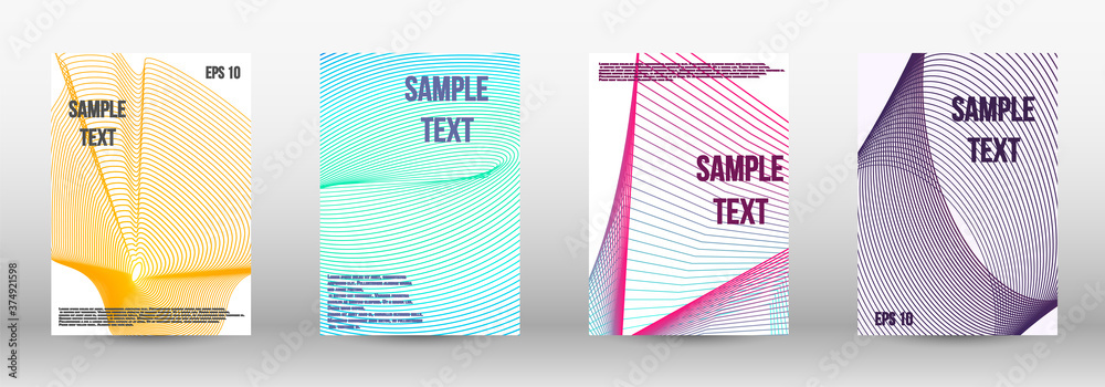 Geometric template with lines Geometric template with lines