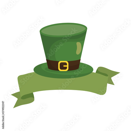 saint patrick leprechaun hat accessory and ribbon