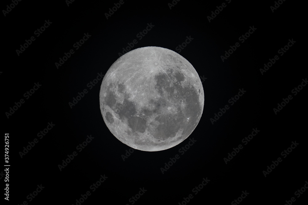 A full moon close up taken from an observatory in New Zealand.. A full moon close up taken from an observatory in New Zealand..