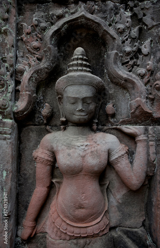 Photography Beautiful and unique stone statues photographed in Siem Reap, Cambodia