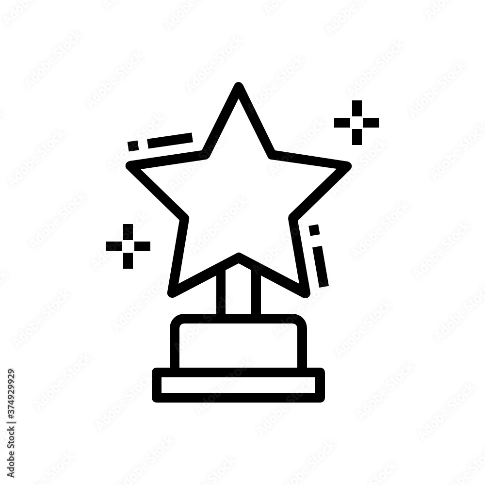 Performance star award icon design, vector in style
Performance star award icon design, vector in style