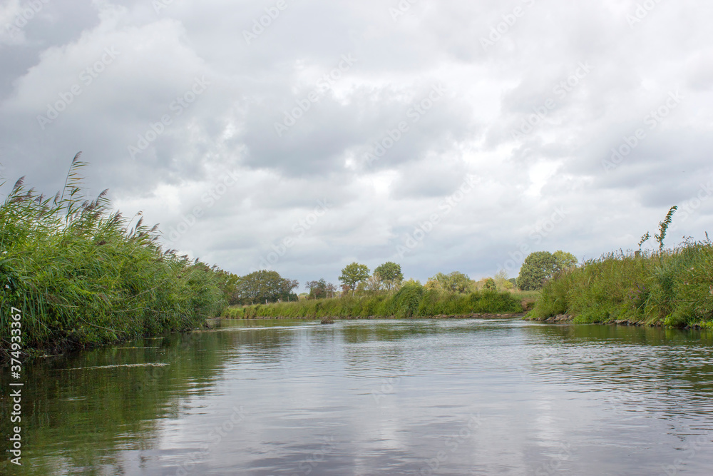 Niers River, Lower Rhine Region, Germany Niers River, Lower Rhine Region, Germany