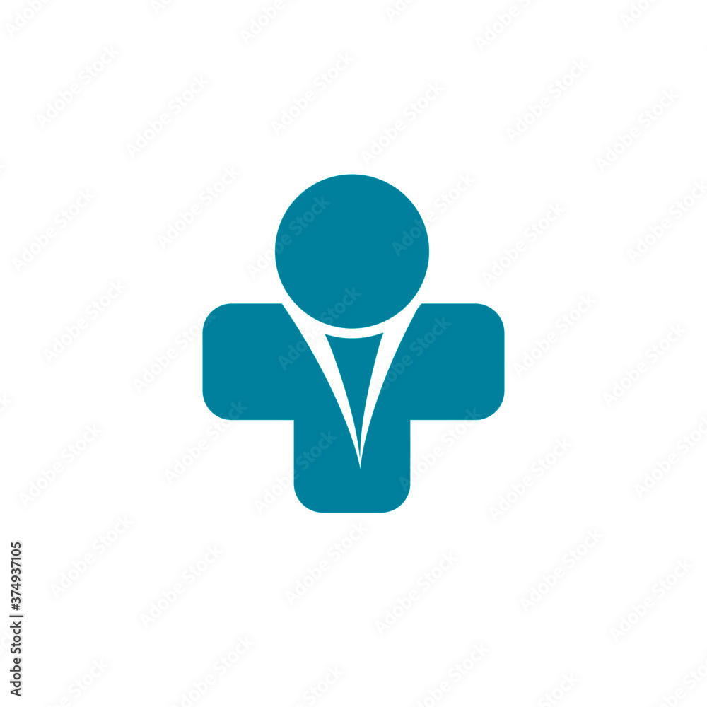 business icon on white background medical health care logo. business icon on white background medical health care logo.