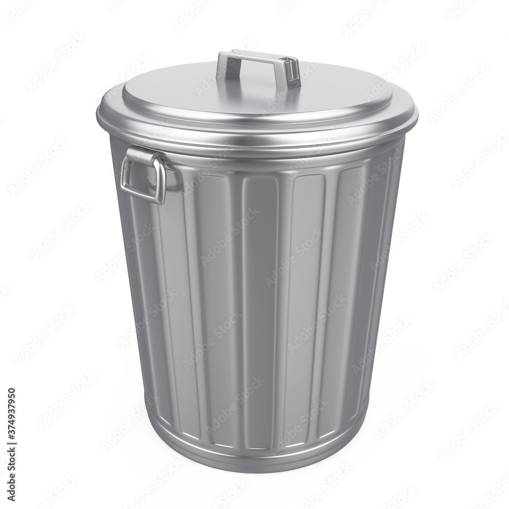 Garbage Trash Bin Isolated Garbage Trash Bin Isolated