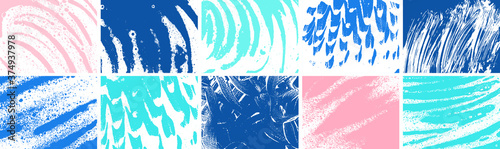 Soap grunge backgrounds collection. Foam textures set. Foam water. Soap bubble stains bundle. Shampoo. Shaving cream. Cleaning. Washing.