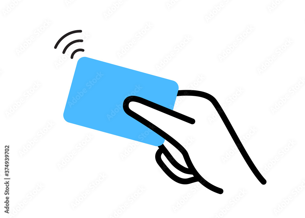 Contactless NFC wireless pay sign logo. Credit card nfc payment vector concept Contactless NFC wireless pay sign logo. Credit card nfc payment vector concept