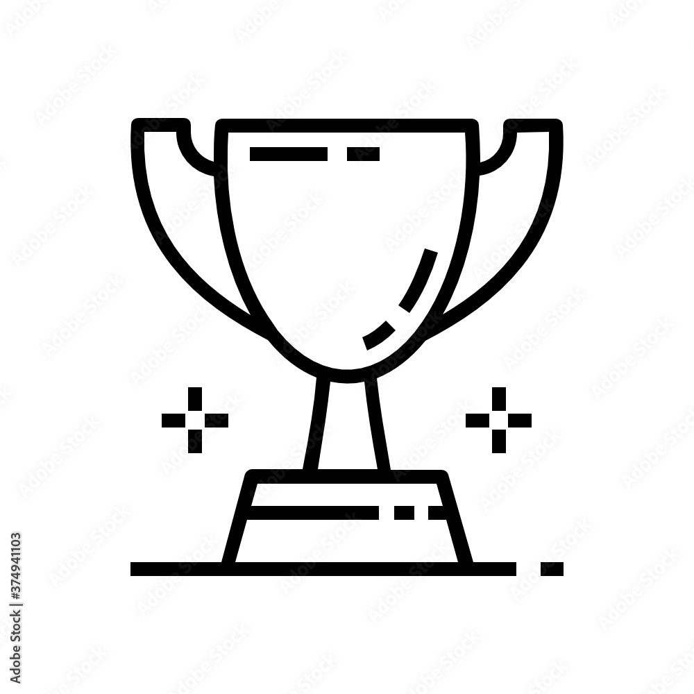 Sports cup icon, vector in editable filled style
Sports cup icon, vector in editable filled style