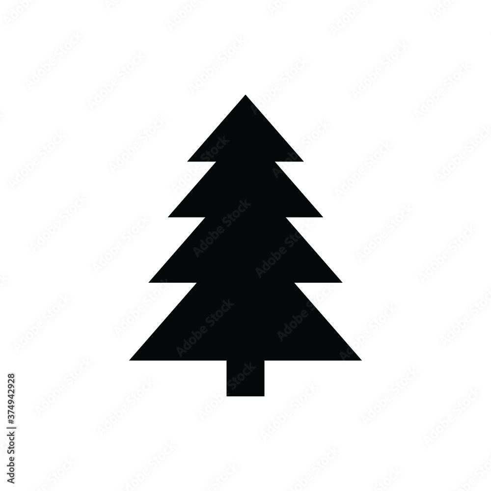 Christmass tree icon, flat design best vector icon. Vector illustration. Christmass tree icon, flat design best vector icon. Vector illustration.
