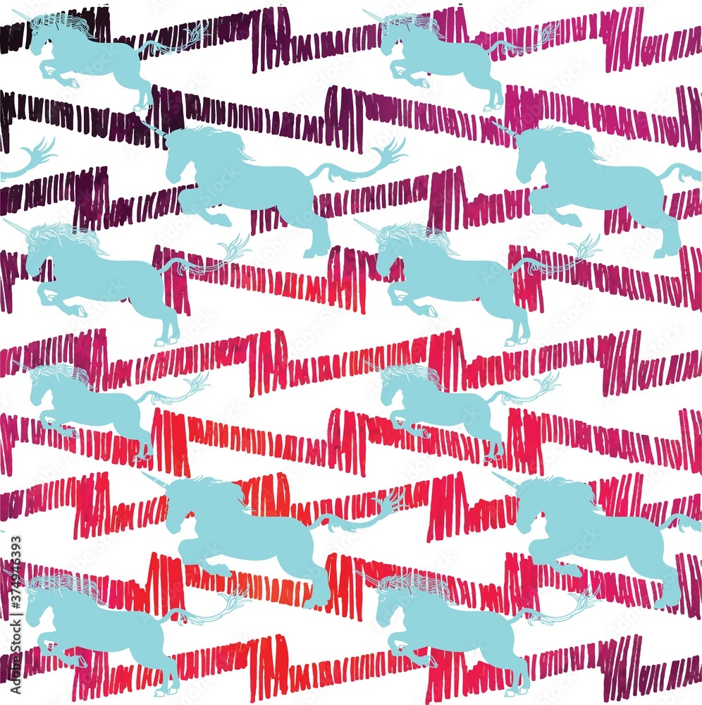 Seamless pattern with arrows. Stylish background in bohemian style. Drawing by hand.