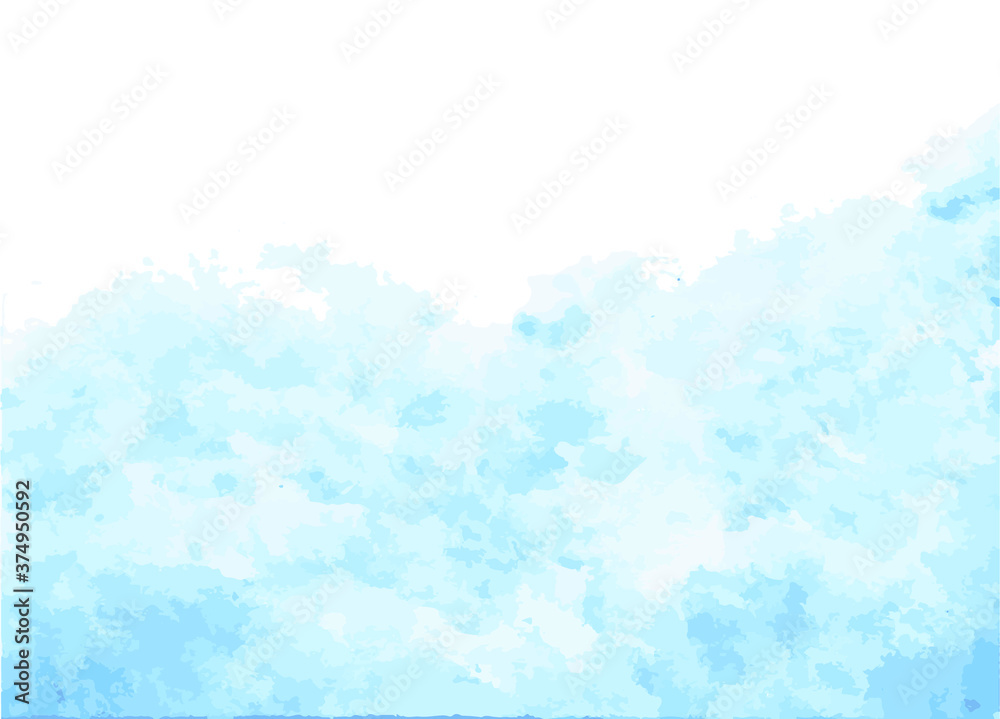 Fototapeta premium blue watercolor background