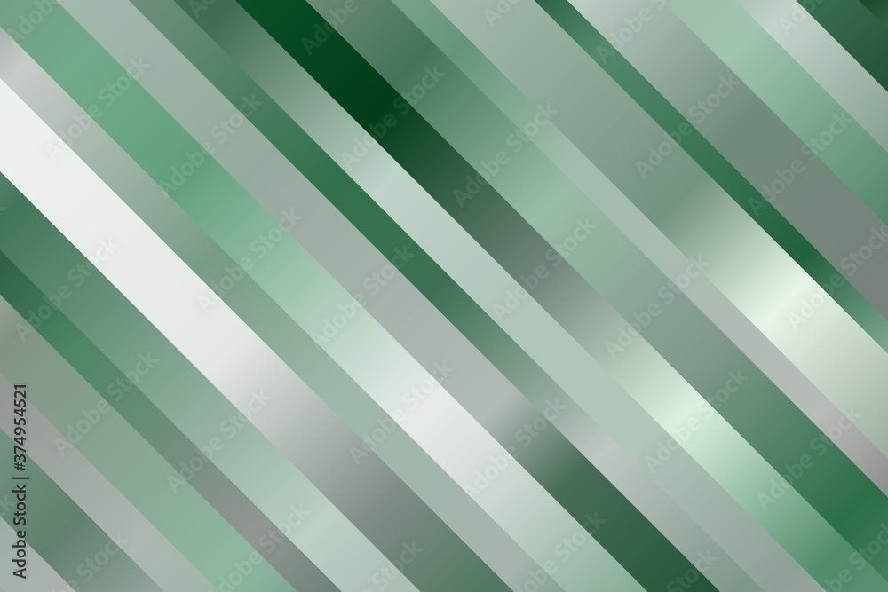 Obraz premium Powerful Green and white lines abstract vector background.