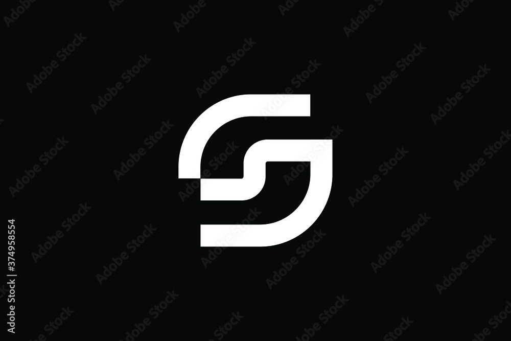 Minimal Innovative Initial GS logo and SG logo. Letter GS SG creative elegant Monogram. Premium Business logo icon. White color on black background Minimal Innovative Initial GS logo and SG logo. Letter GS SG creative elegant Monogram. Premium Business logo icon. White color on black background