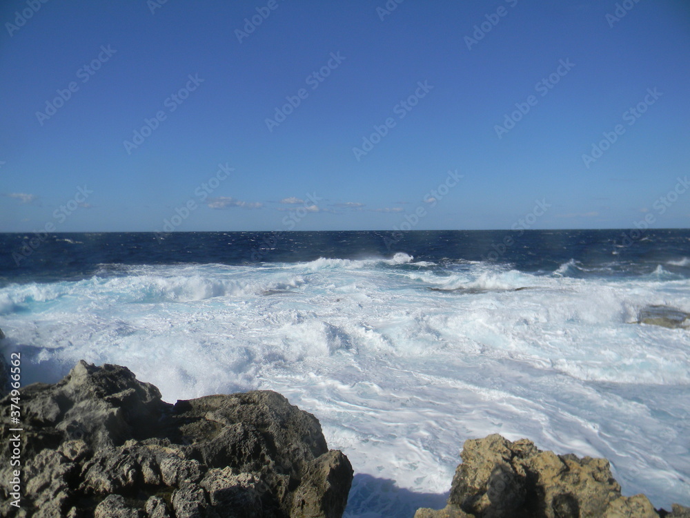 Obraz premium Raging sea