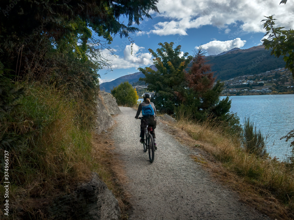 Kelvin Peninsula Trail, Frankton-Queenstown Area, New Zealand