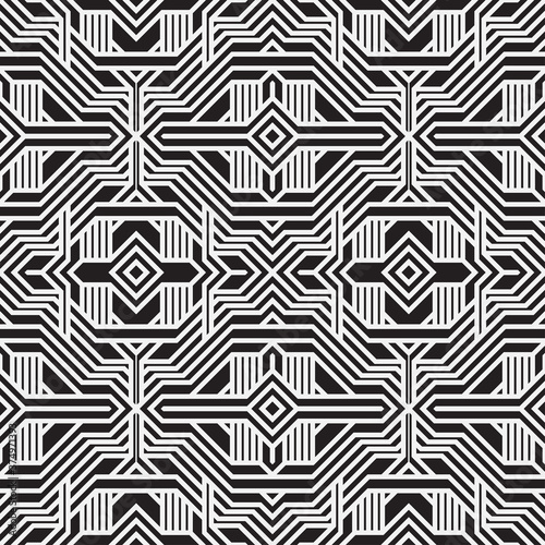 Seamless geometrical vector pattern.