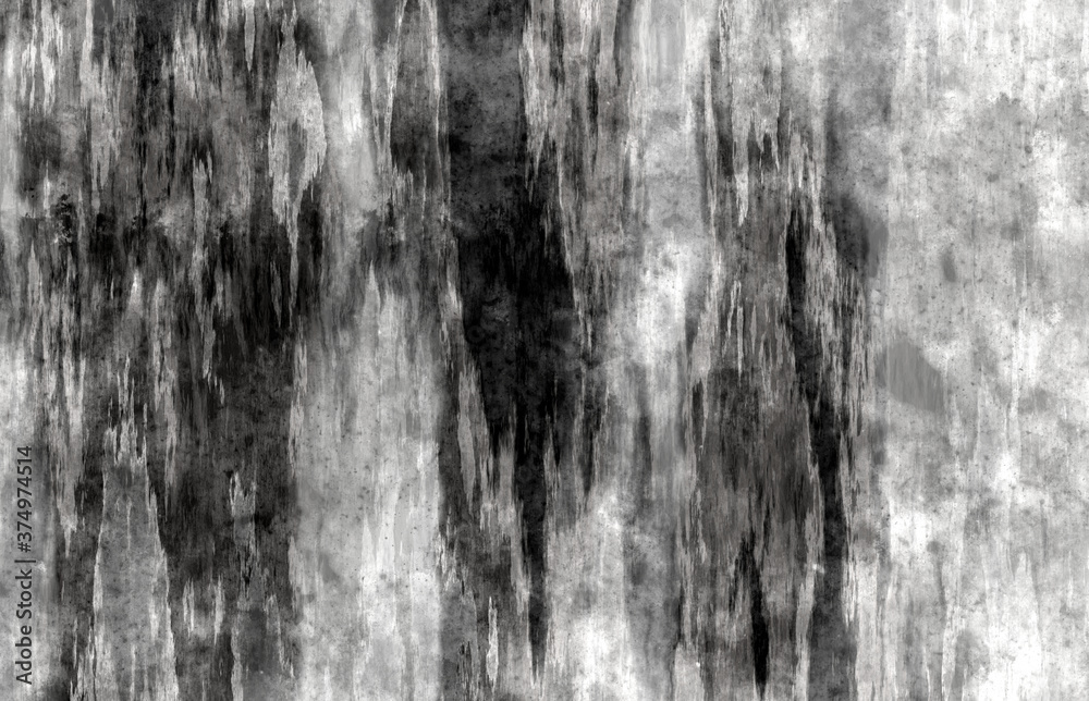 Fototapeta premium dirty black and white wall 