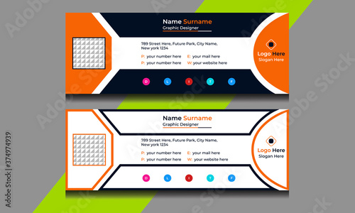 Modern and Unique Email Signature Templates Design
