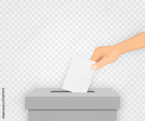 Vote election banner background