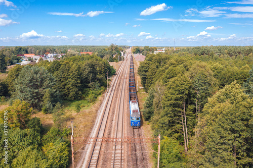 Obraz na płótnie Railroad w salonie