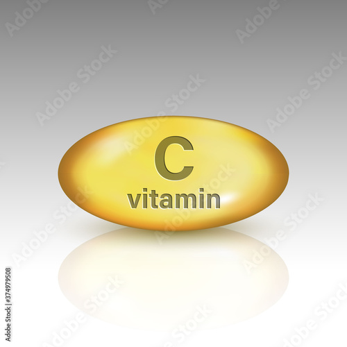 Vitamin C. vitamin drop pill