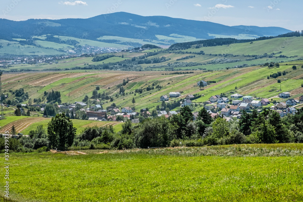 Rural country, Orava region, Slovakia, travel destination