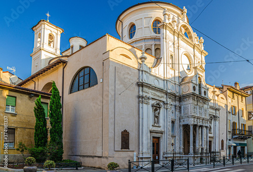 Obraz na plátně Chiesa di Santa Maria dei Miracoli primo santuario civico Saint Maria of Miracle