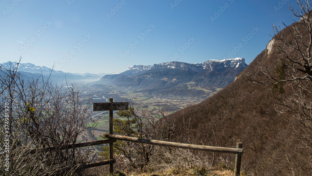 Fototapeta premium Vallée du Grésivaudan.