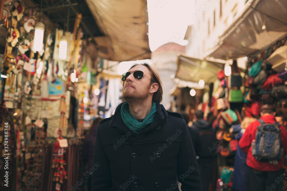 Man in the Market Place