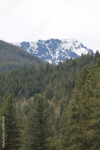 Framed Mountain View