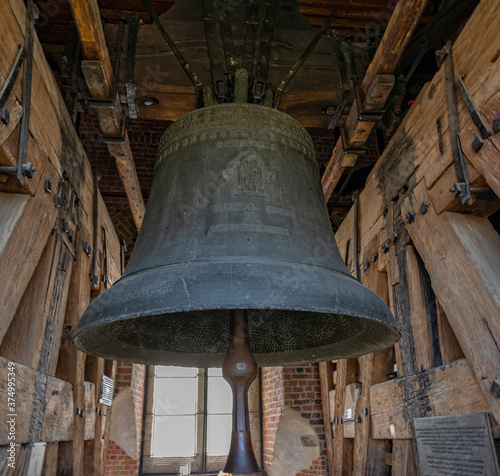 old historic famous Zygmunt church bell in Krakow, Poland