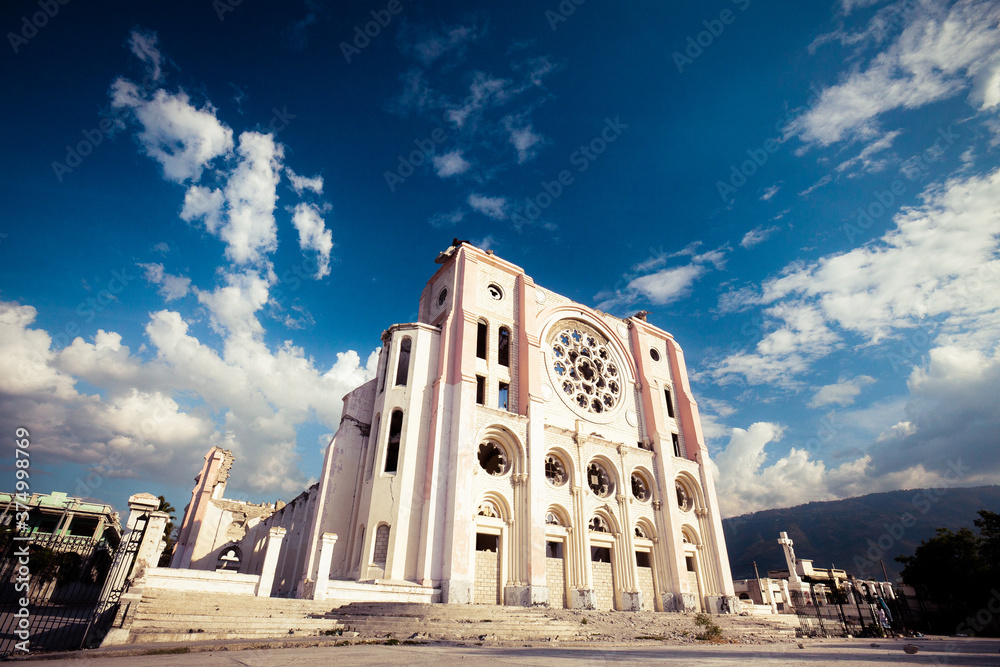 The Cathedral of Our Lady of the Assumption, Port-Au-Prince, Haiti ...
