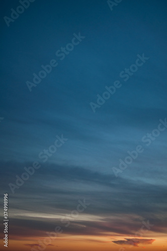 sunset sky