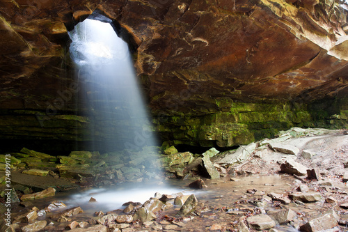 Arkansas Waterfall Phenomenon Named the Glory Hole photo