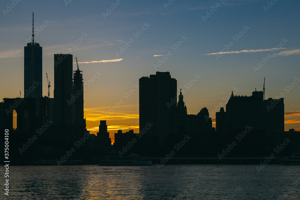 Brooklyn Bridge and East River, New York Brooklyn Bridge and East River, New York