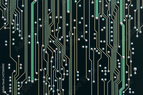 Black printed circuit board background