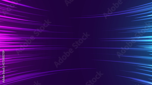 Abstract futuristic background. Connection concept. Geometric line backdrop. Dark pink and blue color. Computer technology banner template. Internet,  joining, attachment vector illustration