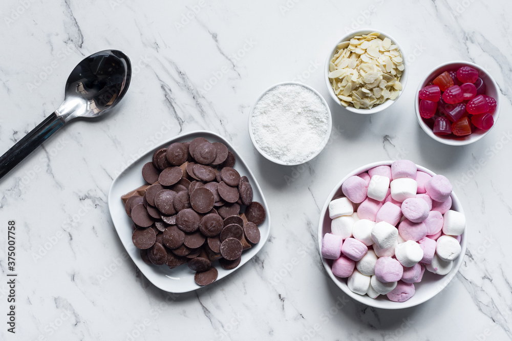 making rocky road making rocky road