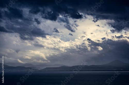 Turbulent Sky over the Sea photo