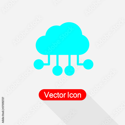 Cloud Computing Icon Vector Illustration Eps10