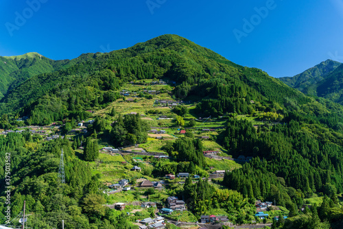 Foto A historic village in Miyoshi City, Tokushima Prefecture, Japan