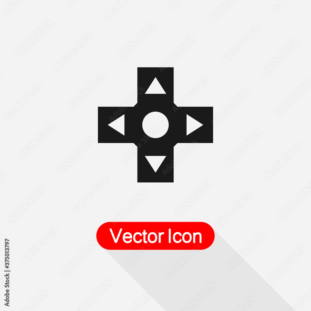 Console Game Controller Icon Vector Illustration Eps10 Console Game Controller Icon Vector Illustration Eps10